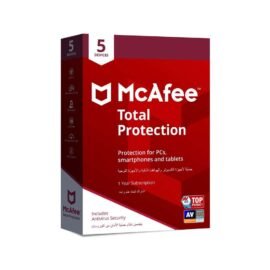 McAfee: Proteção Total (1 ano, 5 dispositivos)