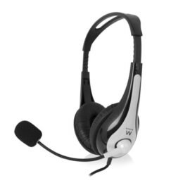 Auscultadores stereo com controlador de volume usb